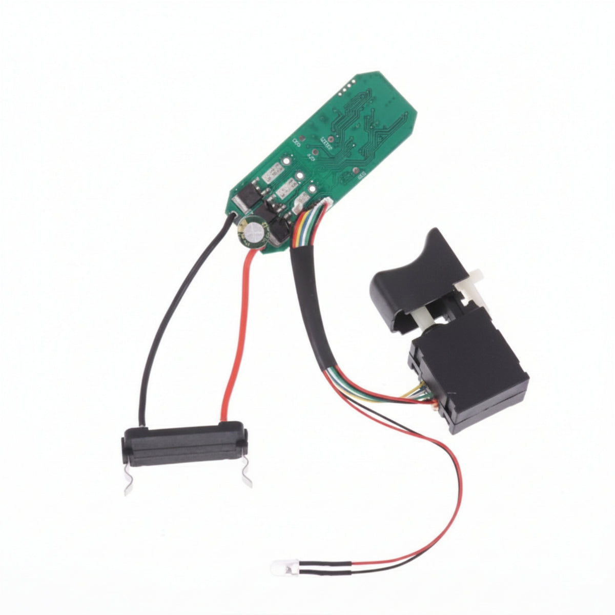 Cordless Drill Control Board Internal Drill Circuit Board with Wiring Electronic Part Low-Voltage Protection for Technicians, DIYers, Tool Restoration