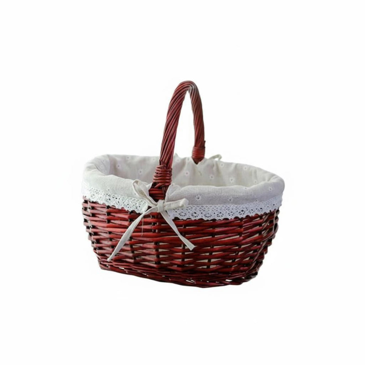 Handwoven Wicker Carrying carrier Rustic and aesthetic Rectangular Woven carrier with grips Natural Look farmer's market Tote adaptable for Gift Givers, Home Decorators, Shopping, outdoor meals, outdoor meal, Easter basket hunt Hunts