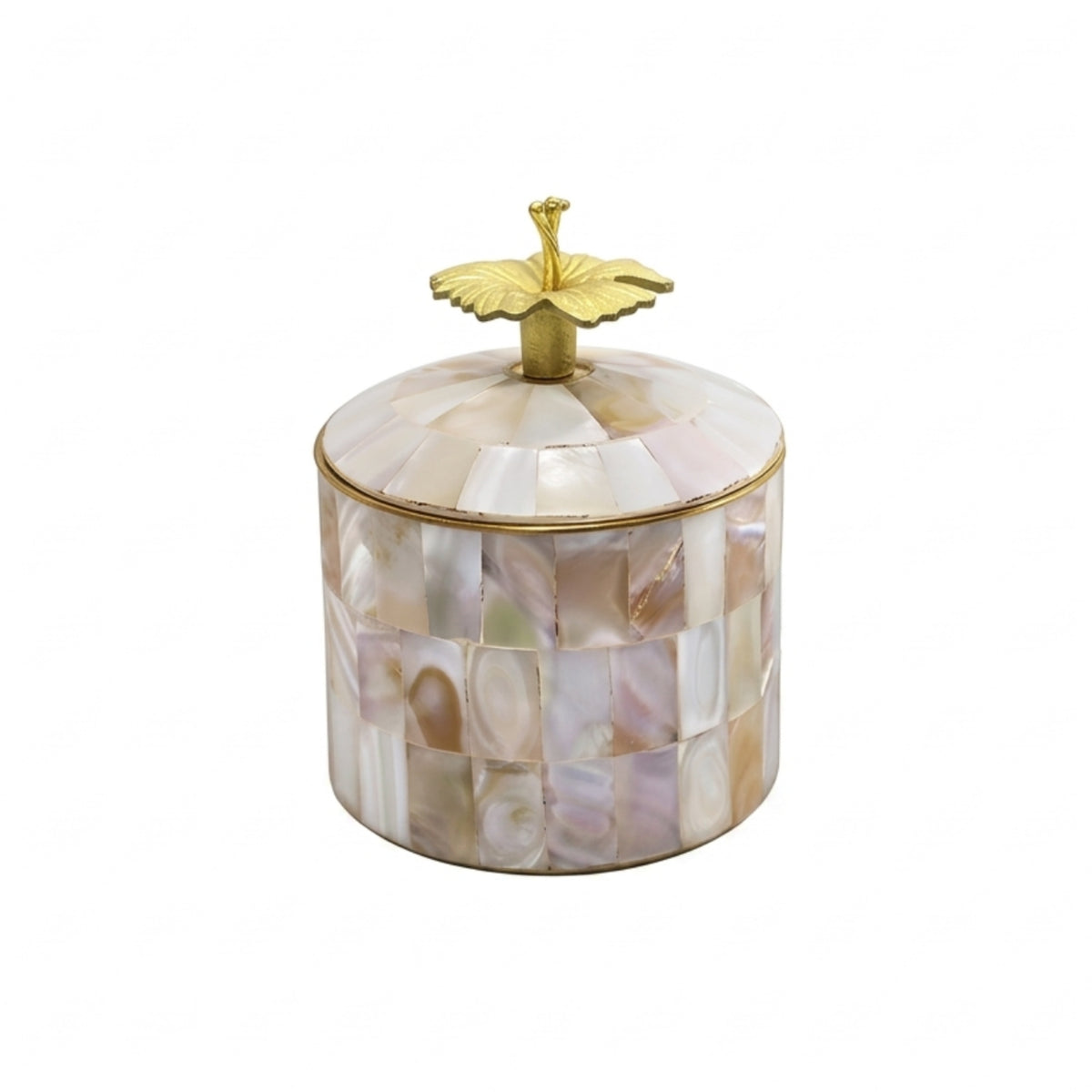 Decorative Jar with Lid Tabletop Container Sturdy for Vanity