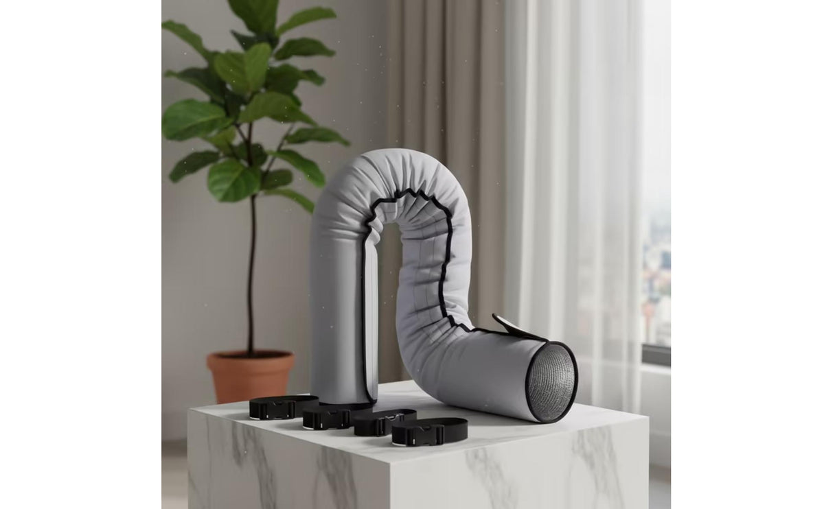 Portable Cooling System Hose Insulation Sleeve Quick Installation Insulation Cover with Straps Lightweight for Homeowners