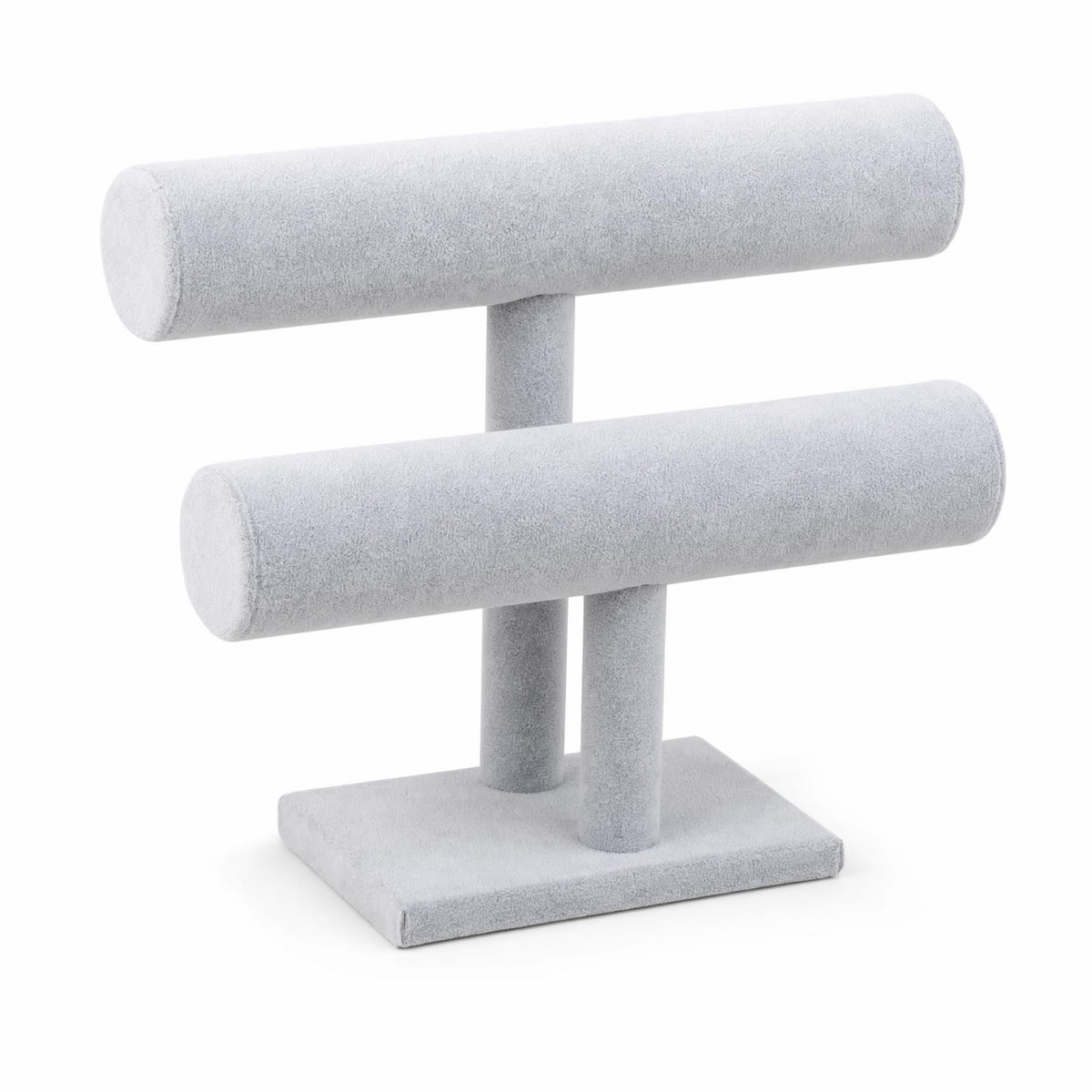 Bracelet Display Stand Two-Tier Bracelet Holder with Rectangular Base Detachable
