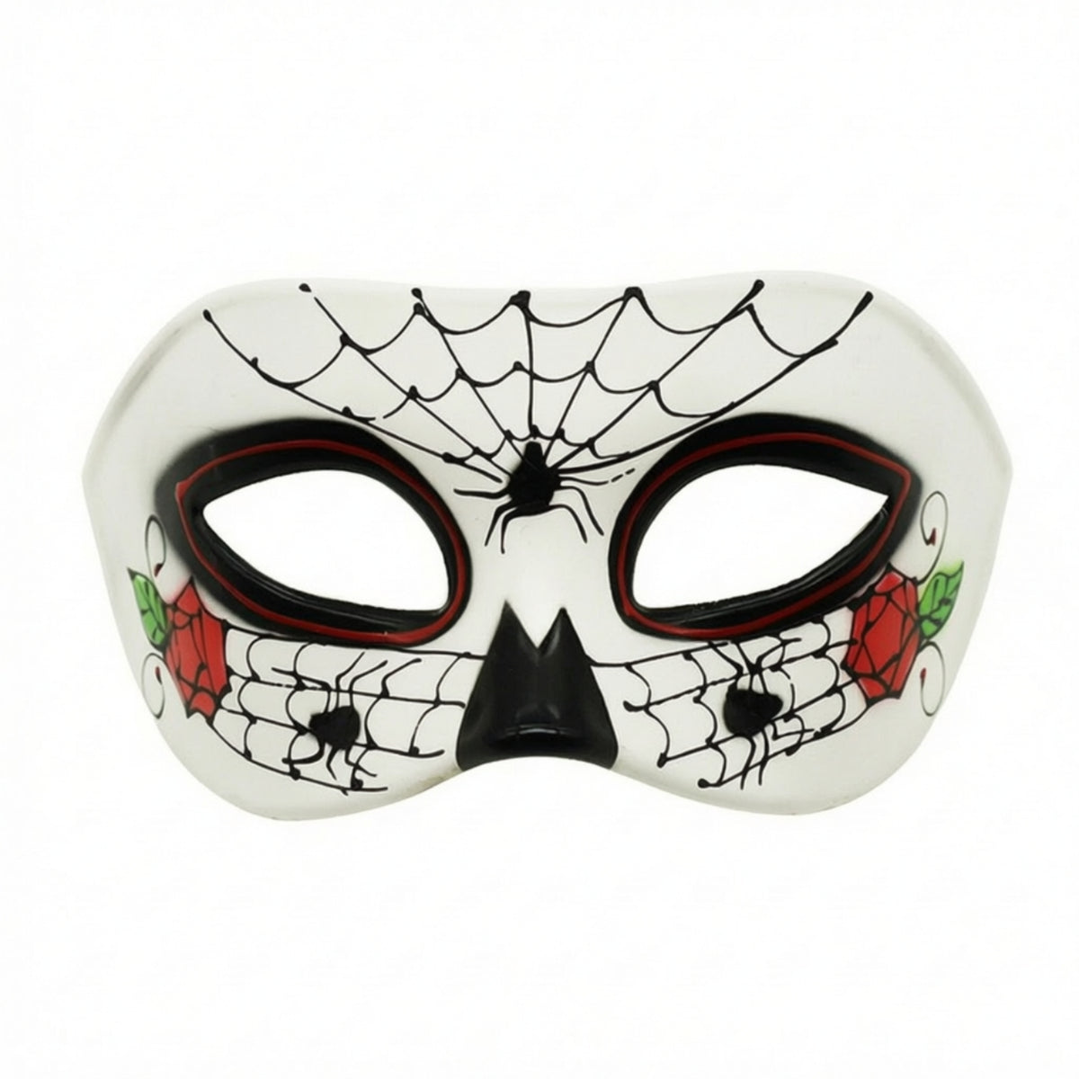 Day of the Dead Masquerade Covering Vivid Sugar Facial Covering Size Fits All for Halloween, Cosplay