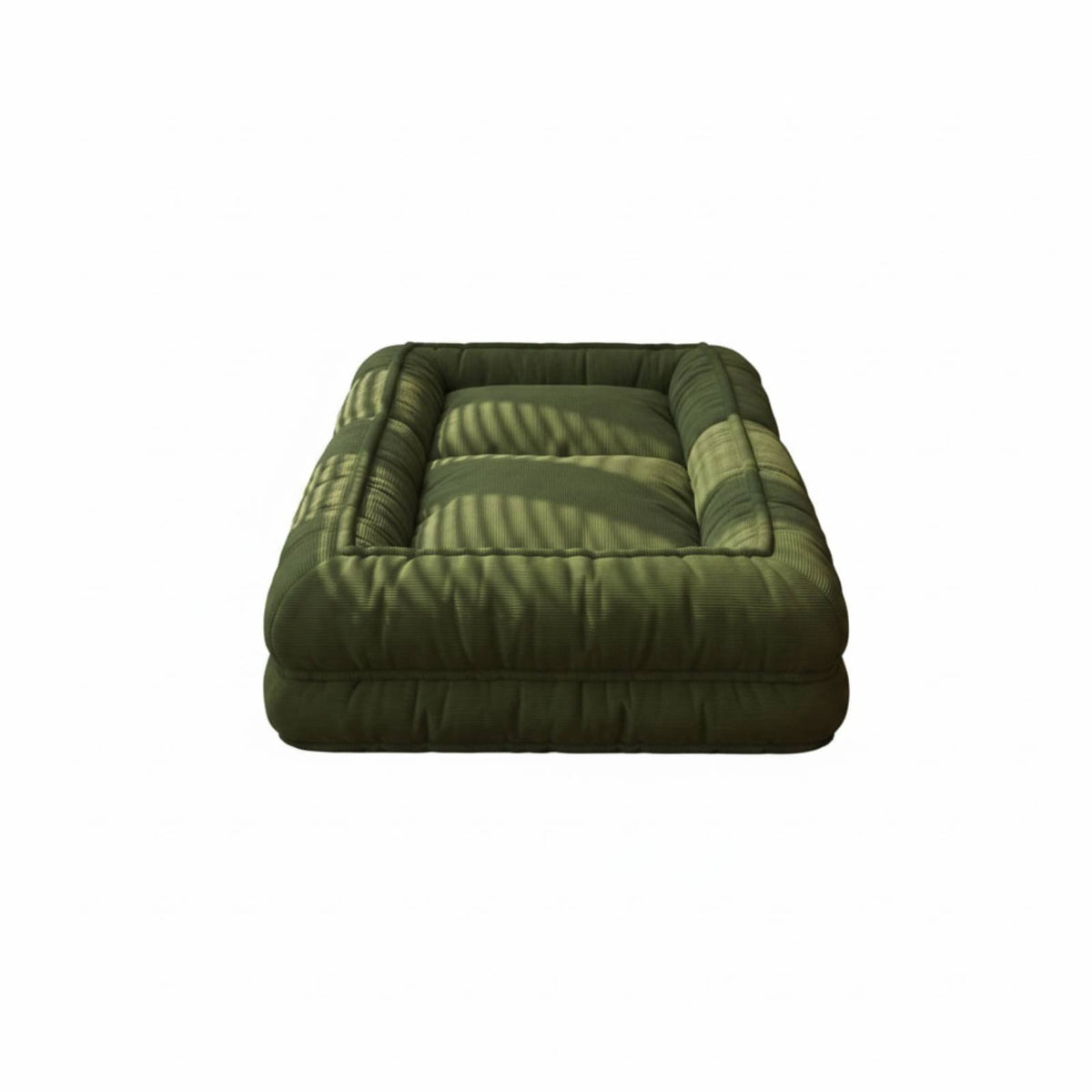 Foldable Design Human-Sized Pet Bed Multi-Functional Tri-Fold Mattress Lounger Plush Surface Floor Sofa Lightweight for Apartment Dwellers, College Students, Small Spaces, Dorm Room, Home Office, RV Travel