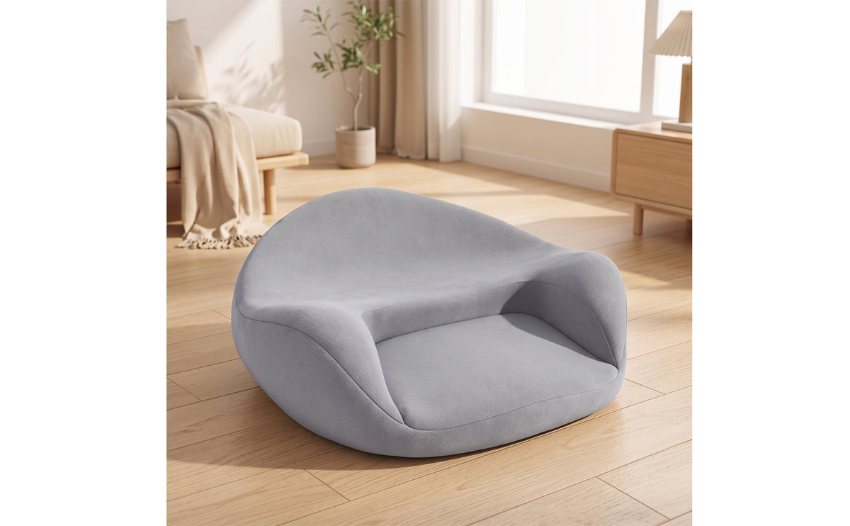 Ergonomic Floor Cushion with Backrest Supportive Meditation Cushion Comfortable Furniture Sturdy for Yogis
