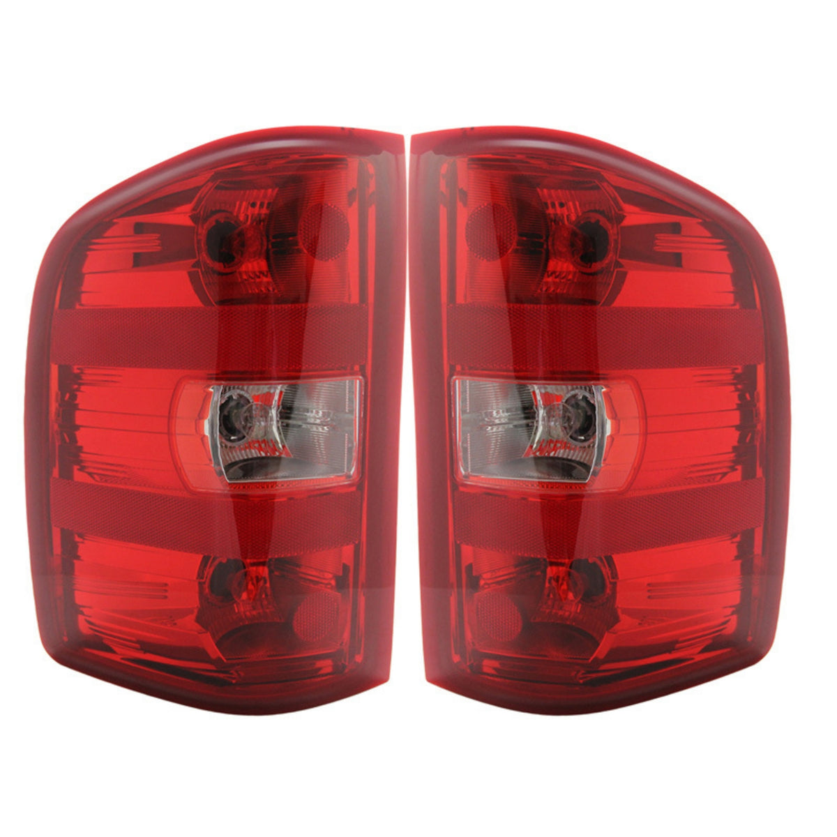 Assembly Red Lens with Wiring Easy Installation Taillight for Truck Owners