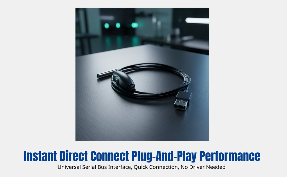 USB Endoscope Camera, Commercial Inspection, Medical Aesthetics, HD LED Lighting, Plug and Play, Multi-Size Options