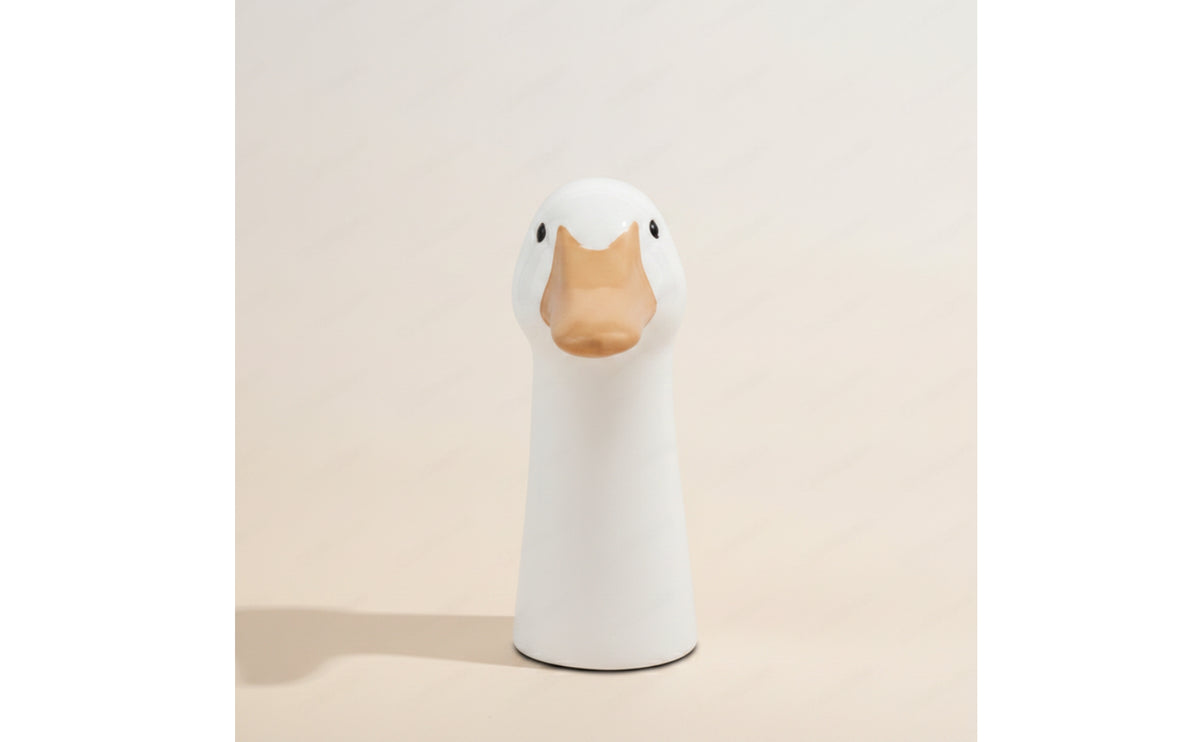 Ceramic Goose Vase Tall Goose Head Vase Versatile Decor for Tabletop