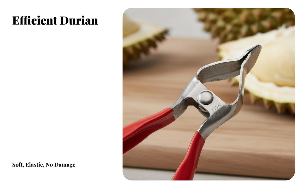 Durian Shell Crack Er Effortless Crack Ing Durian Crack Er Tool Kitchen Gadget Stainless Steel Safety Tip for Fruit Vendors