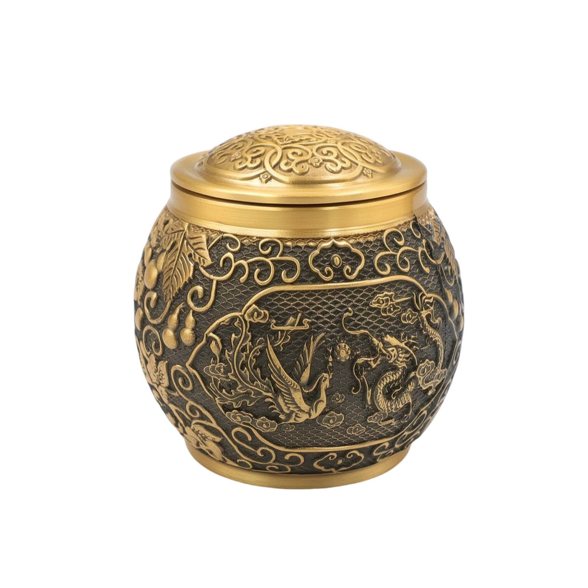 Tea Container with Lid Airtight Tea Storage Jar Decorative with Lid for Collectors