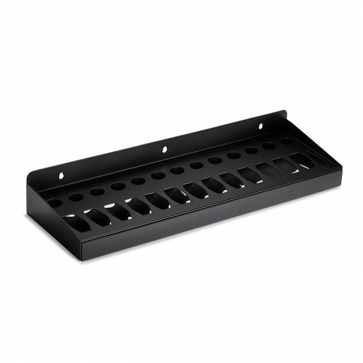 Wall-Mounted Tool Storage Rack Compact Screwdriver Organizer Organized for Shed