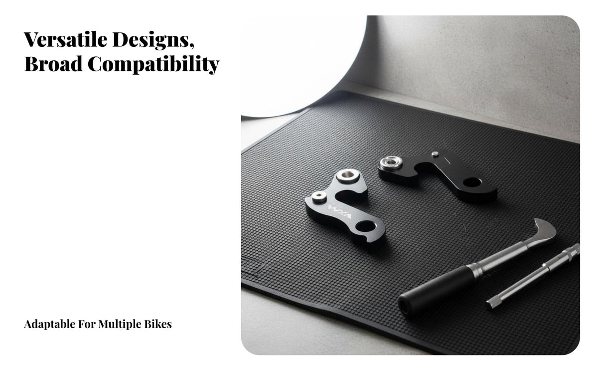 Rear Derailleur Hanger CNC Machined Cycle Tail Hook Frame Dropout Hanger Aluminum Alloy Dropout Adapter High Strength