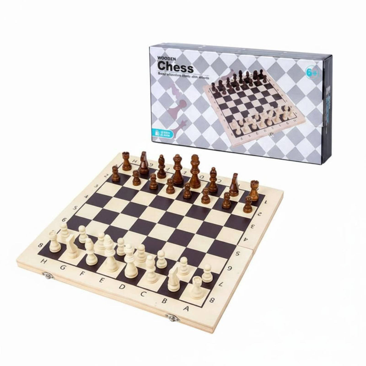 Teacher Recommended Portable Chess Set Competition Use Travel Chess Set Foldable Design Game Equipment Easy to Carry for Students, Kids, School