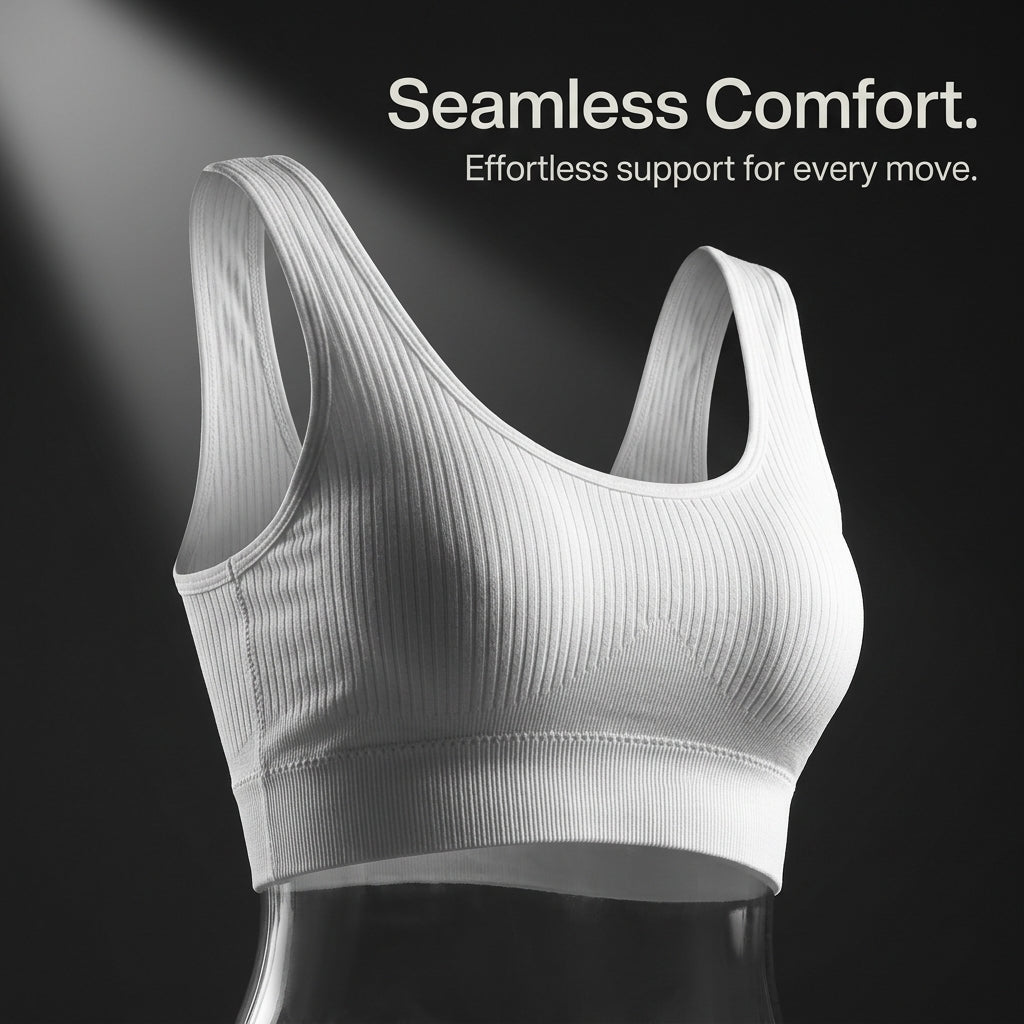 Sports Bras Women High Impact with Wide Straps for Workout, Elastic Bandeau Style with Racerback Design for Seamless Nylon Construction
