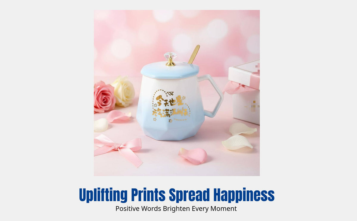 Ceramic Mug Set for Couples, Creative Gift Box, Birthday, Wedding, Home Use