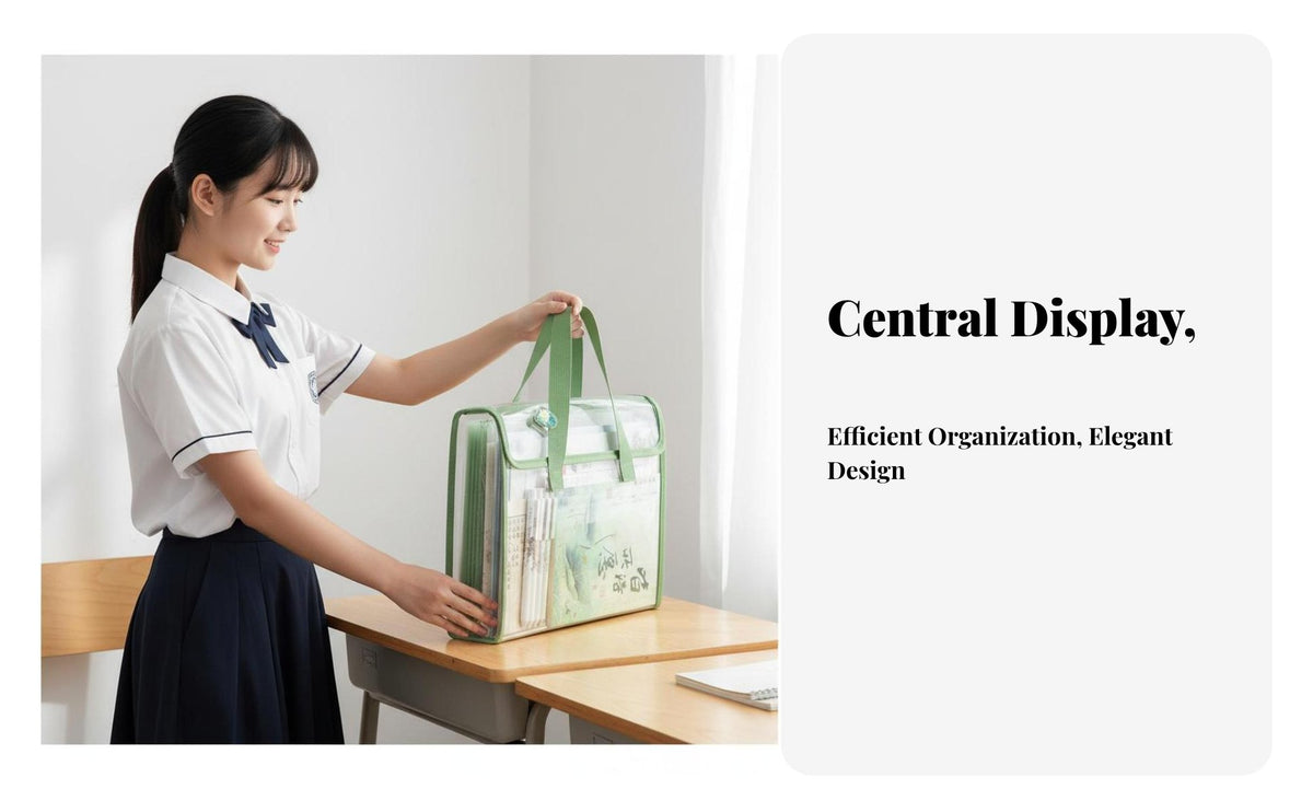 Large Capacity Accordion File Organizer Self-Standing Standing Design 13-Pocket Expanding File Secure Closure for Students, School