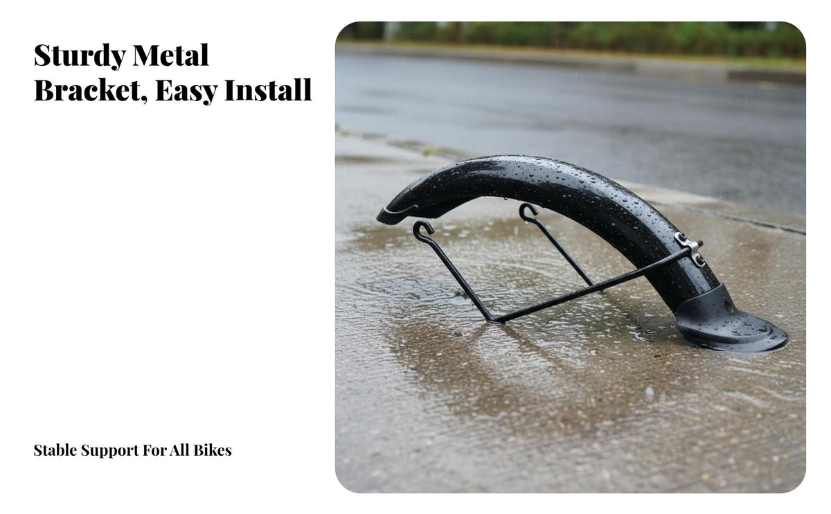 2 Pieces Electric Bikes Mudguard Rainproof Front Rear Splash Guard Full Coverage Cycle Accessory for Rainy