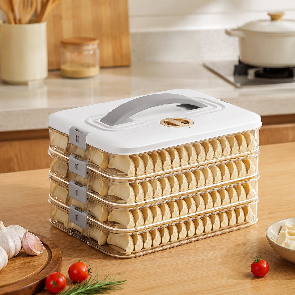 Lunch Box, Meal Prep Storage Container, Plastic, Bento Box, Refrigerator Compatible, Stackable, With Lid, Transparent, For Office Workers