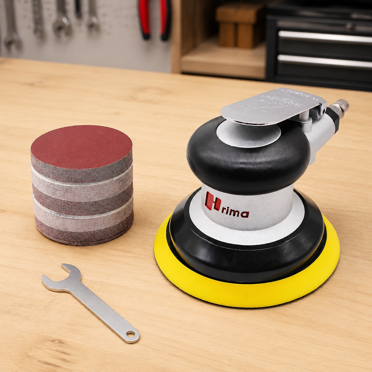 pneumatic orbital sander
