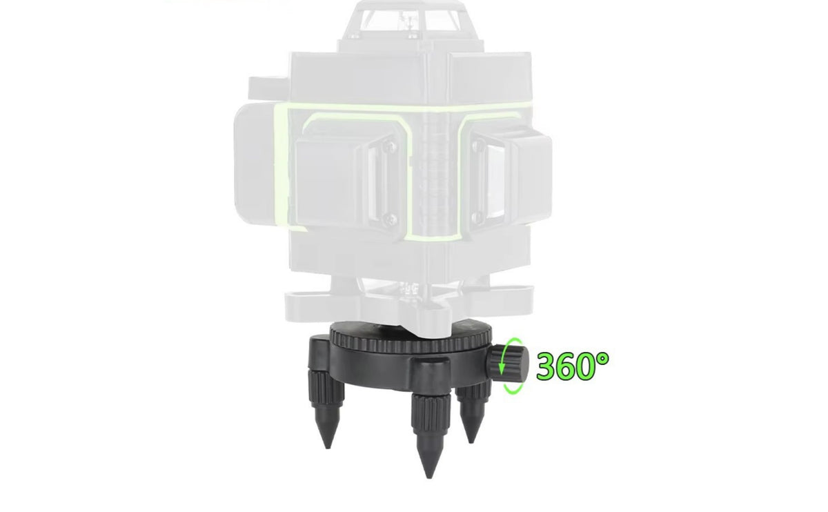 Rotating Tripod Base Mount Slimline Laser Level Base Mount for Wall Use