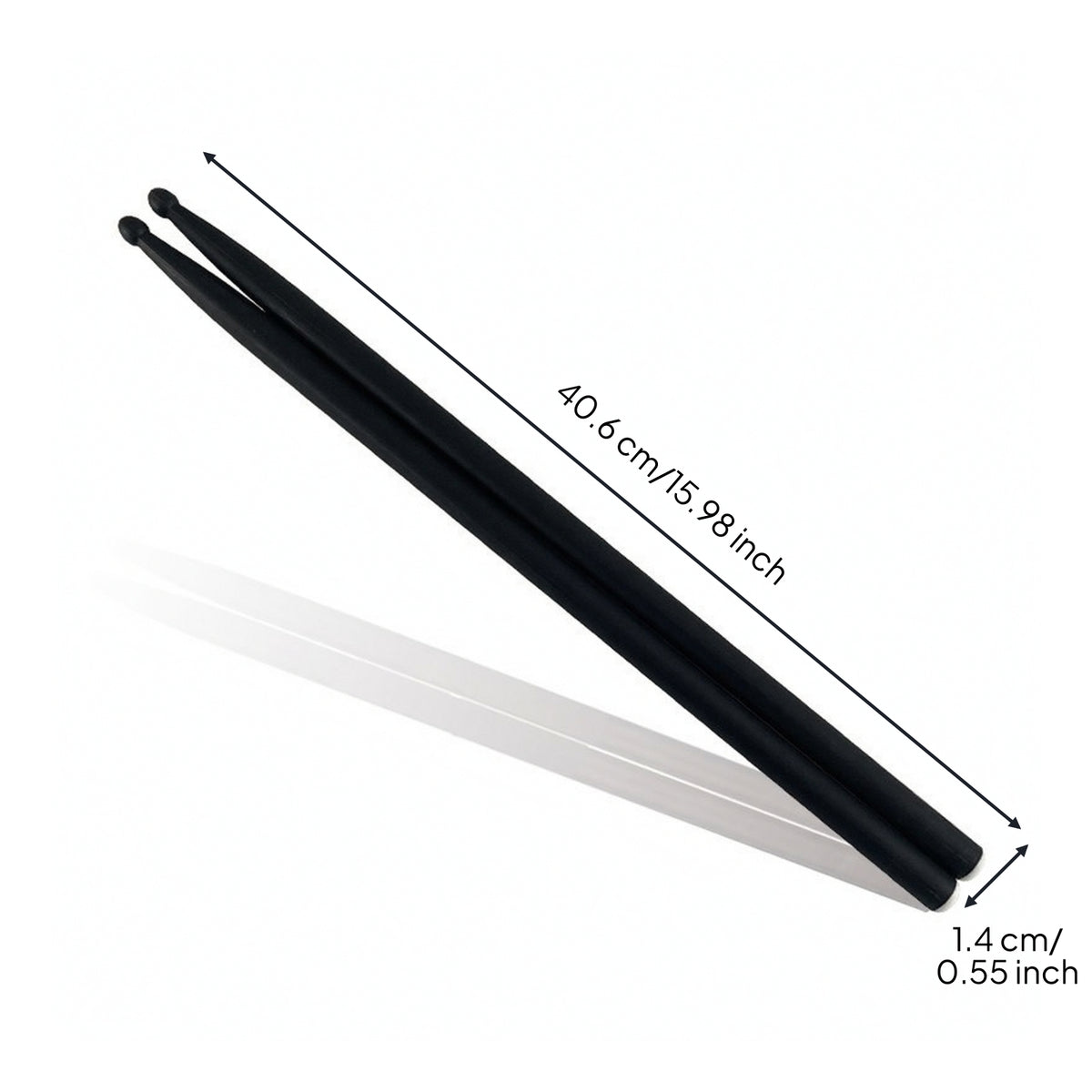 Drumsticks with Teardrop Tips Light Drum Comfortable Percussion for Drummers
