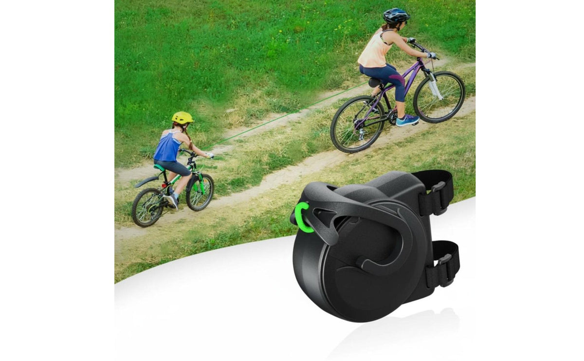 Retractable Cycle Tow Rope High Strength Cycle Traction Rope Quick Install Towing Device for Families, Mountain Biking