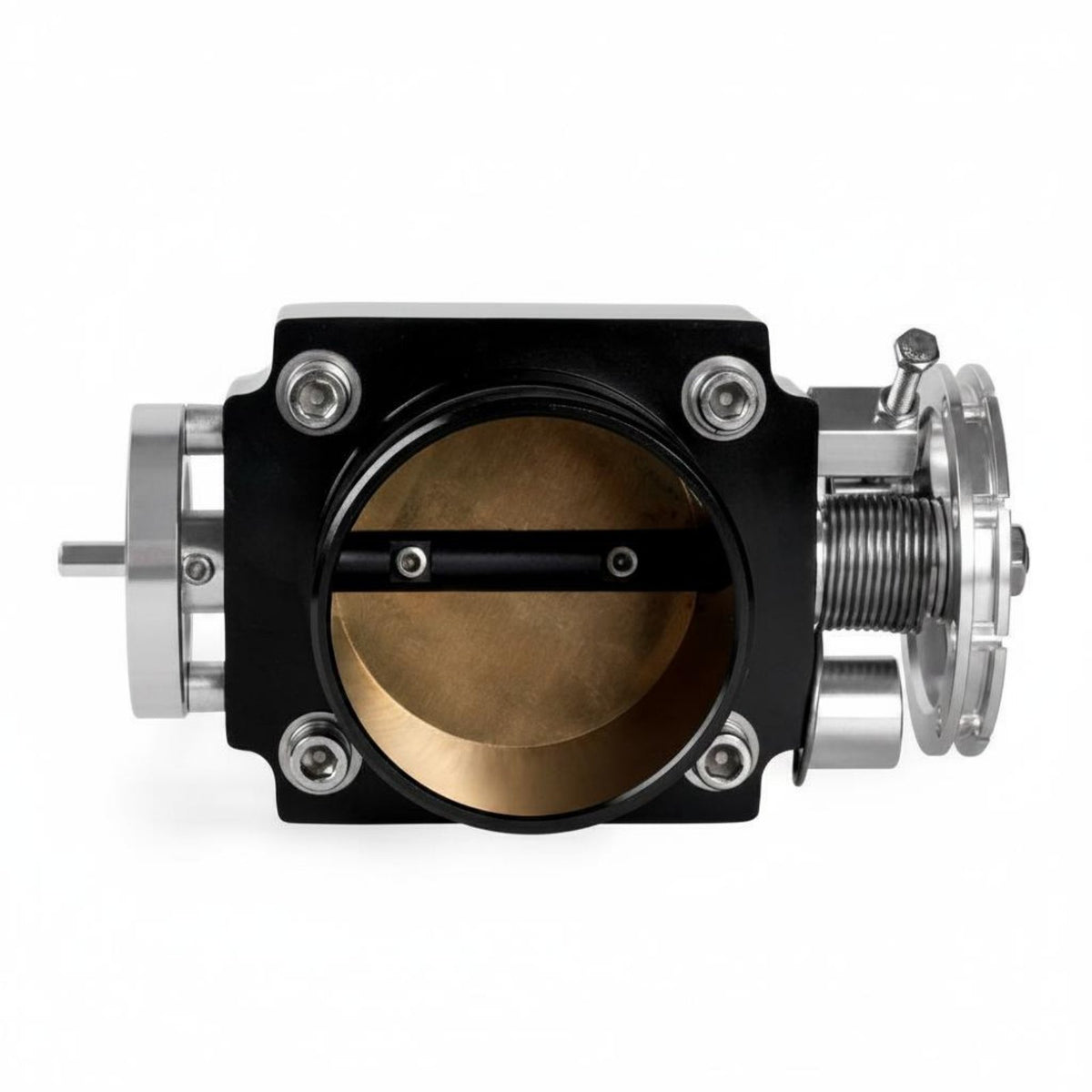 T6061 Aluminum 70mm Throttle Body Increase Airflow CNC Intake Throttle More Horsepower Automotive Component for Car Enthusiasts, Racers