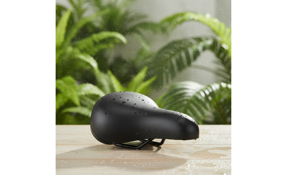 Waterproof Kids Bike Saddle with Seat Post Padded Children Cycle Saddle Comfortable Balance Bike Seat Wear-Resistant for Toddlers