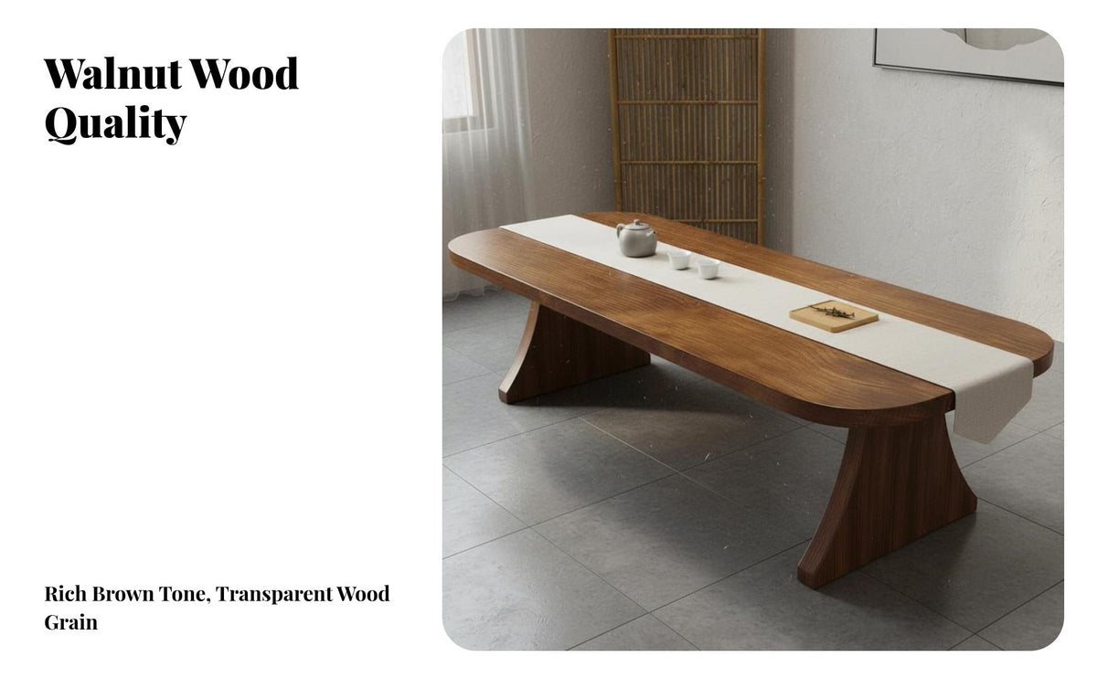 Tea Ceremony Tea Ceremony Table Modern Chinese Styling Household Furniture Sturdy Wood Construction Dining Set for Adults, Reception Area, Office