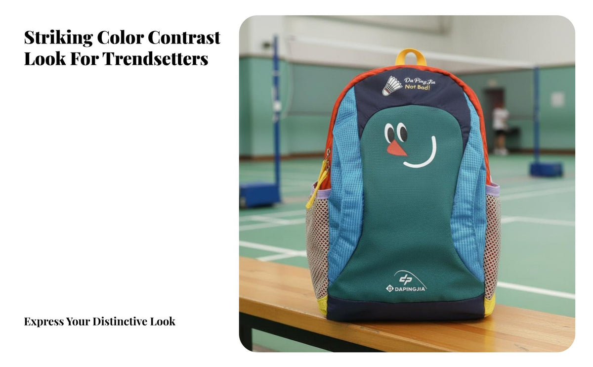 Lightweight Cartoon Backpack, Waterproof Nylon, Unisex, Travel, Sports, Hiking