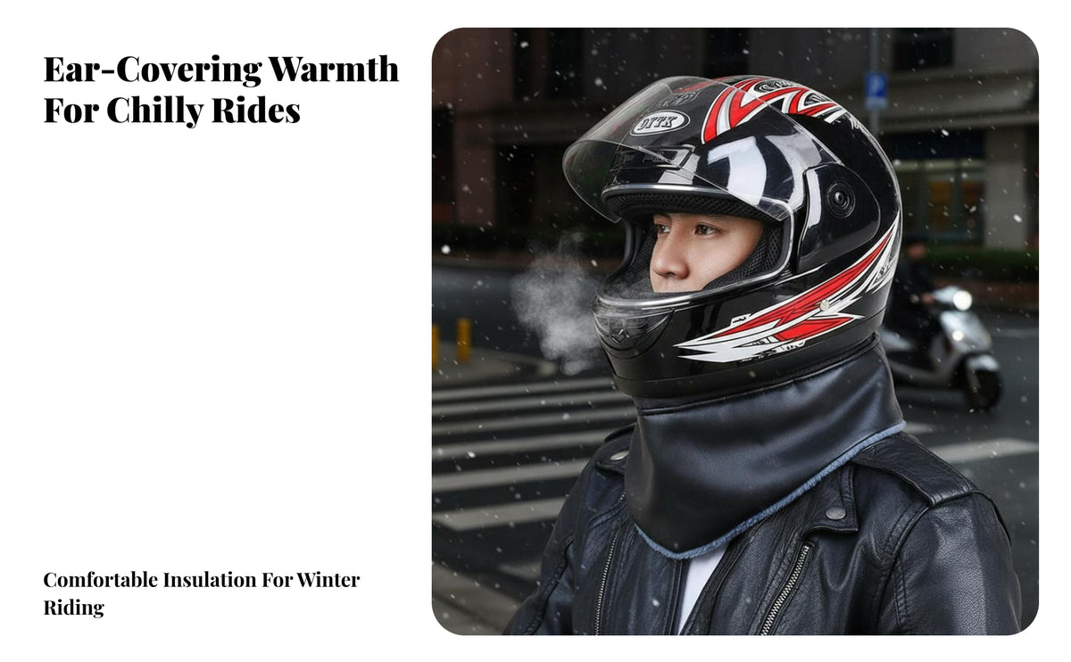 Full Face Helmet Four-Season Helmet Ear Protection Guarding Gear for Women, Adults, Daily Commuting, Winter Riding, Outdoor Travel
