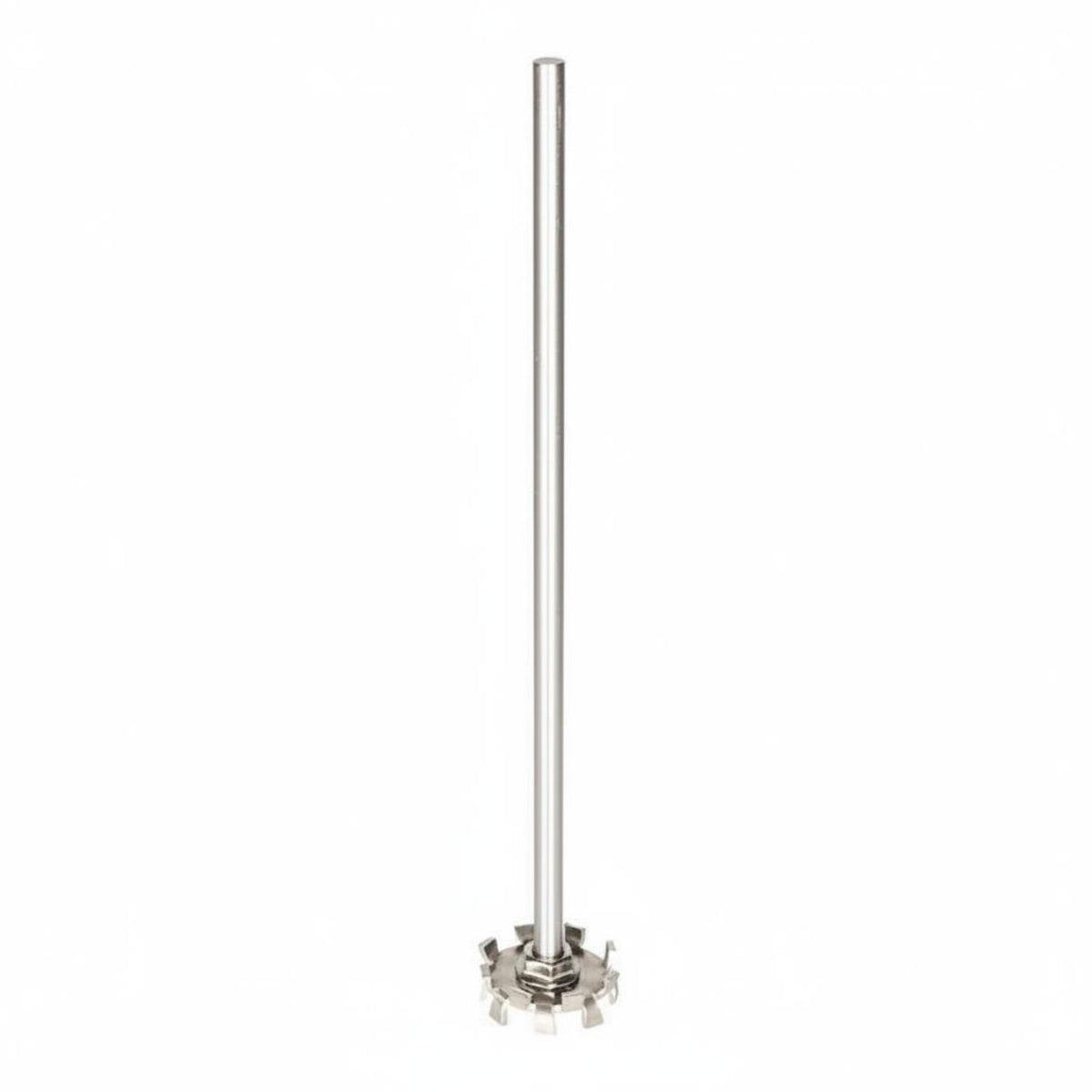 Corrosion Resistant Turbine Stirrer Paddle Durable 2-Blade Pitched Impeller Easy to Clean Stirring Rod for Chemical Engineers, Researchers, Industrial Workers, Laboratory, Scientific Experiments