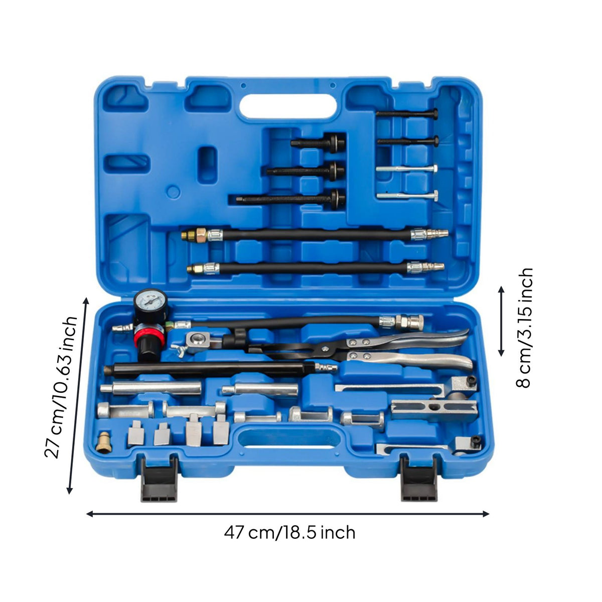 Engine Valve Seal Replacement Tool Kit Steel Valve Seal Remover Installer Kit Portable Storage Case Cylinder Head Service Tool Set
