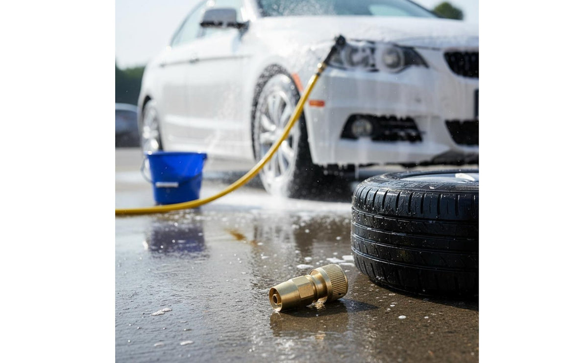 Brass Quick Connector Easy Install Brass Hose Coupling for Car Wash