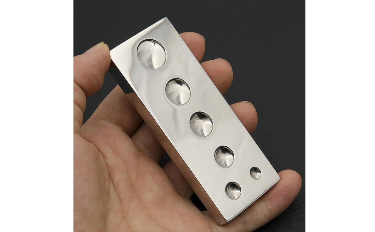 Snap Rivet Setter Base Multi-Use Mirror Finish Setting Base Craft Equipment for Leatherworkers