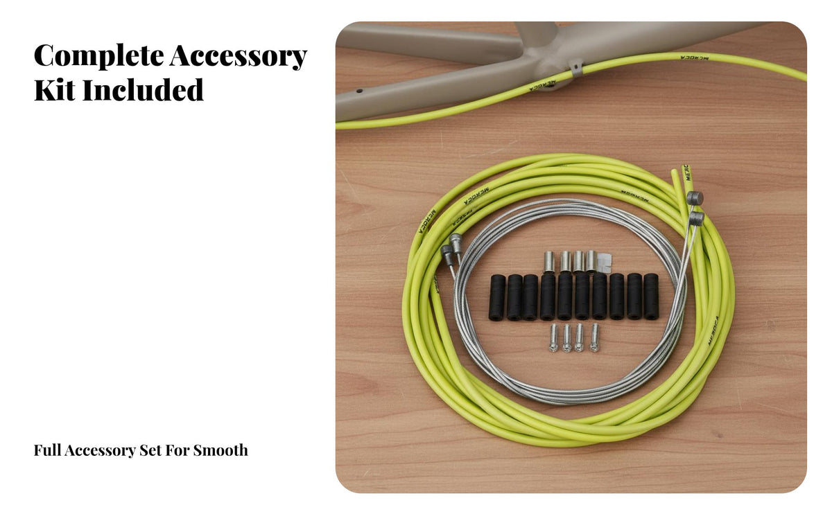 Cycle Brake and Gear Selector Wire Kit Double-Ended Inner Wire S Street Mountain Bike Gear Wire Set Rust Resistant High