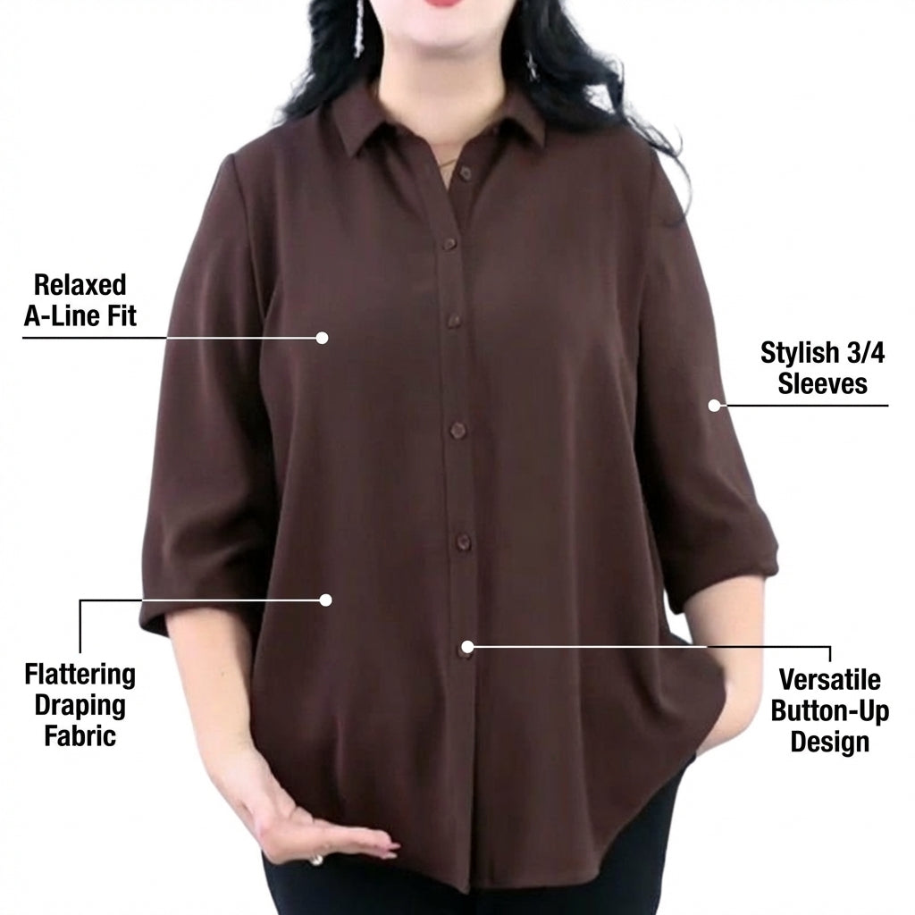 Top Modal Shirt for Women with Sleeveless A-Shaped Design, Soft Breathable Blouse for Casual Wear, Plus Size Tunic for Leggings