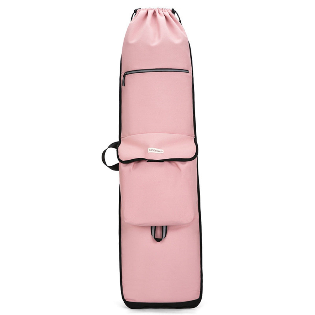 Longboard Backpack High Capacity Canvas Skateboard Bag Drawstring Closure Carving Skateboard Carrying Pack for Longboarders, Outdoor