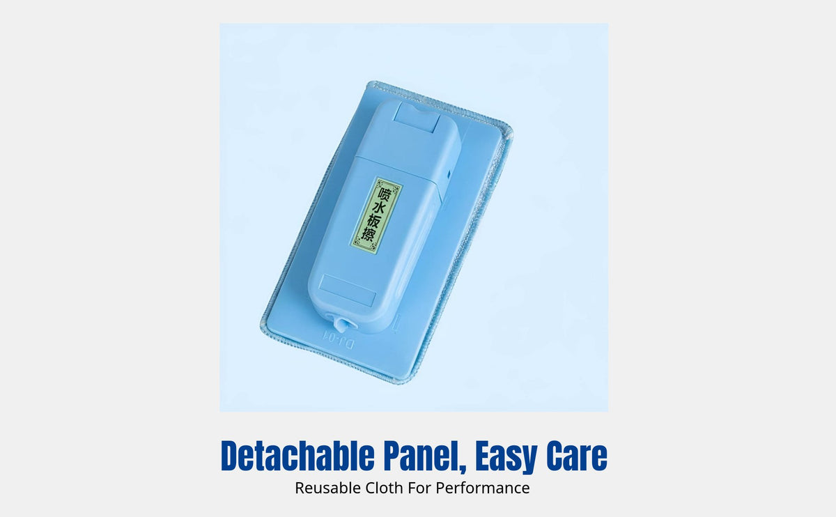 Spray Whiteboard Eraser, Wet & Dry, Durable, Multi-Functional, Replaceable Cloth