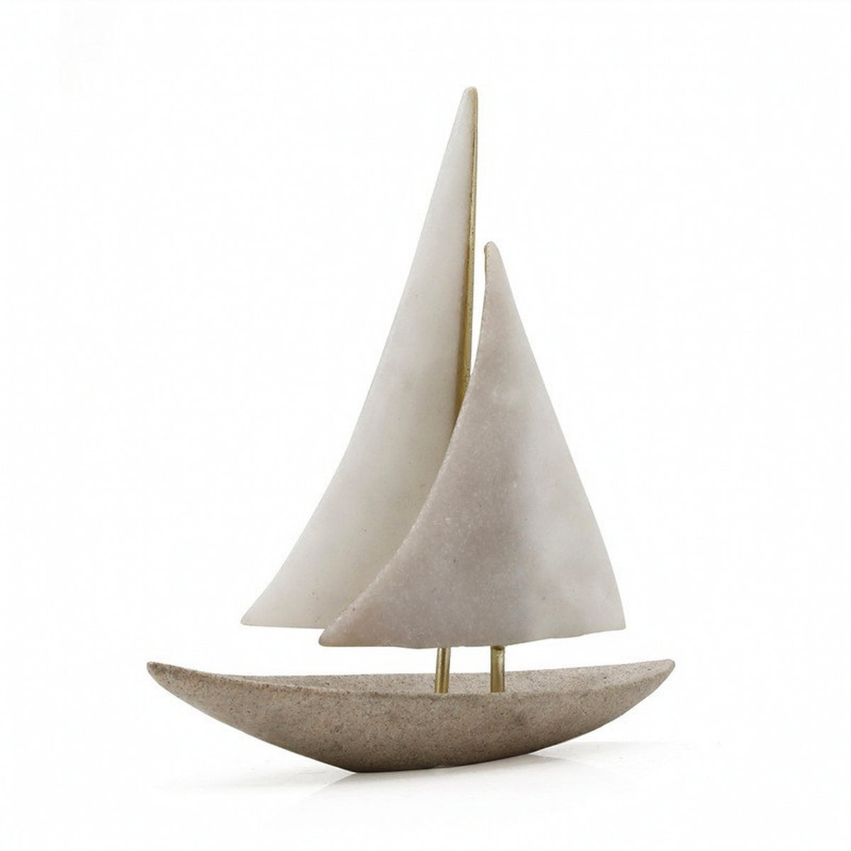 Sailboat Ornament Minimalist Sailboat Sculpture Modern Tabletop Decor for Homeowners, Decorators, Entryway