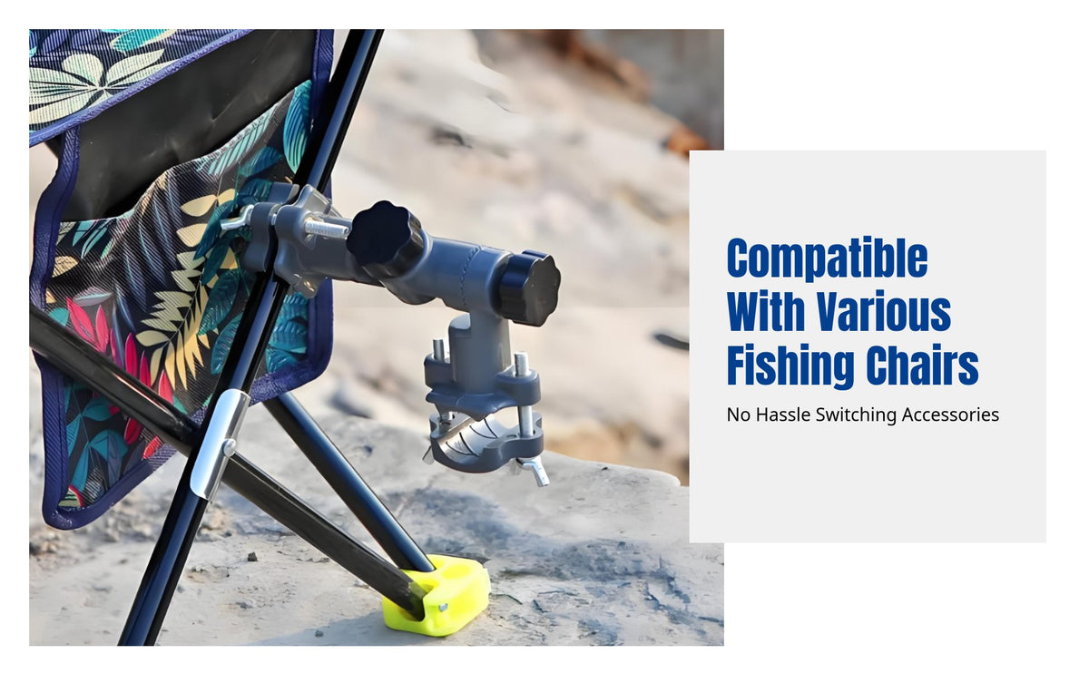 Fishing Multi-Functional Connector, Universal Umbrella Holder, Rod Stand Bracket, Chair & Stool Angling Accessory