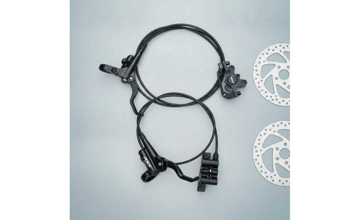 Hydraulic Disc Brake Kit Front and Rear Bike Disc Brake Kit Cable Brakes for Cyclists, Mountain Bikers, Road Bikes