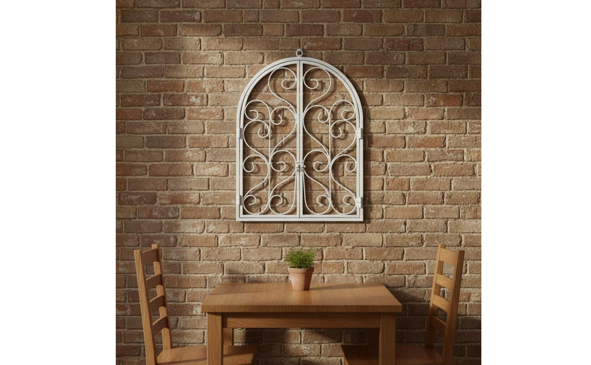 Arched Faux Window Frame Easy to Hang Faux Window Wall Decor Decorative