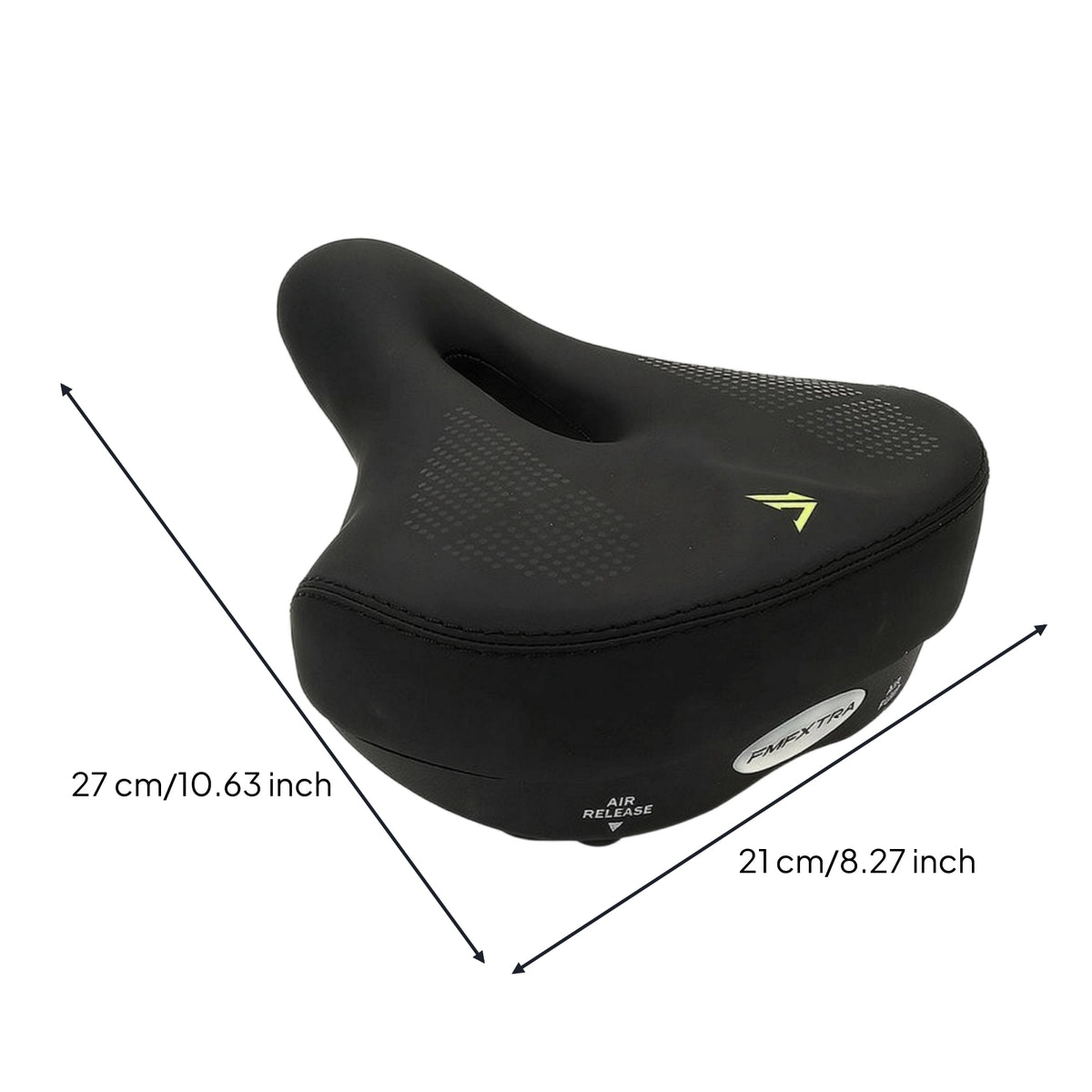 Soft Inflatable Bike Saddle Perforated Hollow Bike Saddle Breathable Padded Cycle Seat Shock Absorption