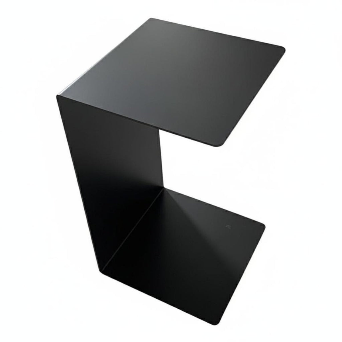 Modern Design C-Shaped Snack Table Minimalist design Household Furniture Movable Space-Saving for Apartment Dwellers, Home Workers, Homeowners, Living Room, Small Spaces, Bedroom, awayice