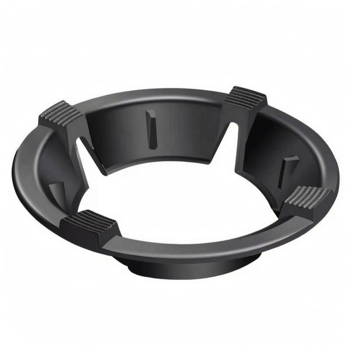 Gas Cooktop Flame Shield High-Temperature-Resistant Flame Concentrator Collar Cast Iron Cooktop Collar Ribbed Support Tabs