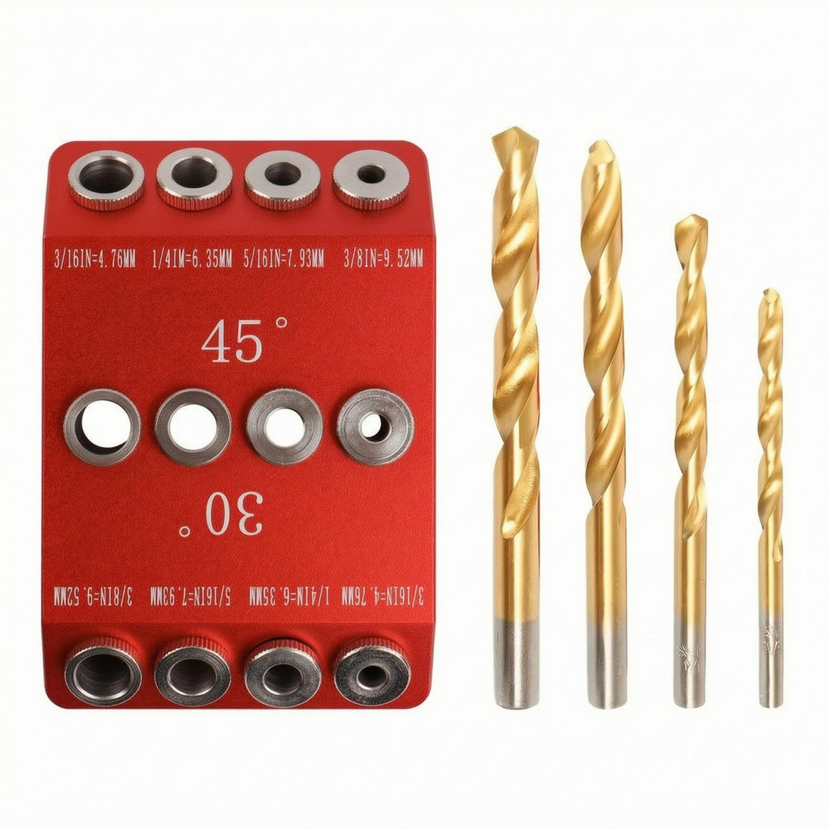 Carpentry Jig Compact Angled Jig Red Angle Drill Guiding