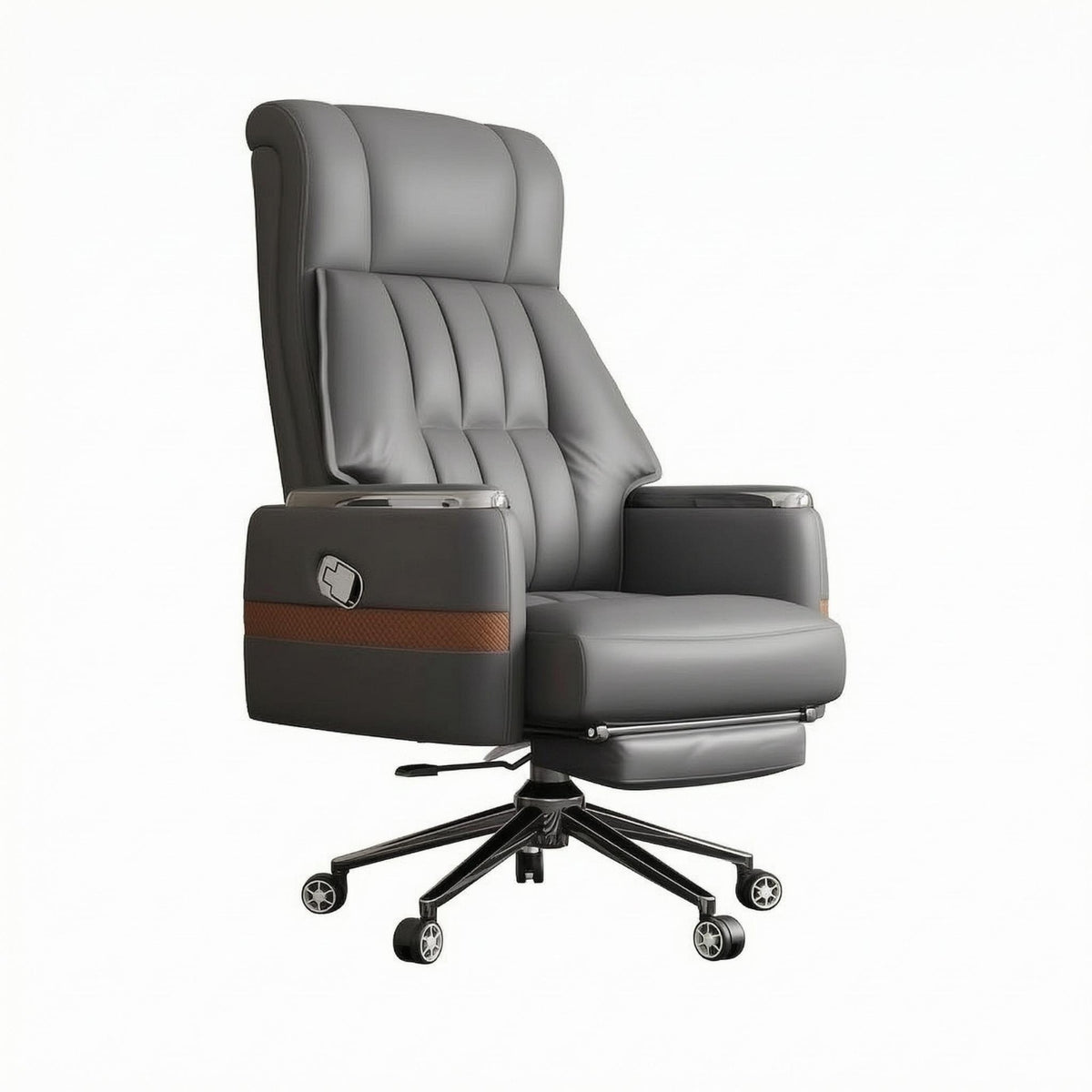 Office Chair Padded High-Back Office Chair Cushioned Seat Seating Furniture