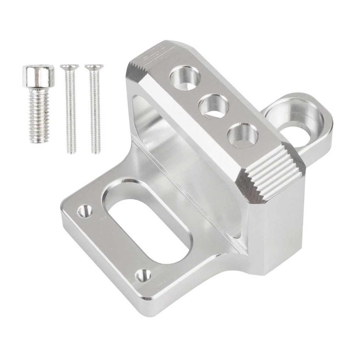 3-Port Solenoid Valve Bracket Machined Boost Controller Solenoid Bracket Easy to Install High Precision for Car Tuners