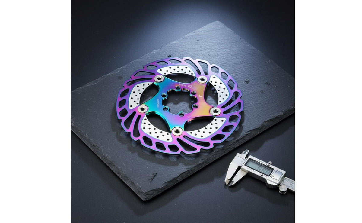 Mountain Bike Disc Rotor with Ventilated Heat Dissipation