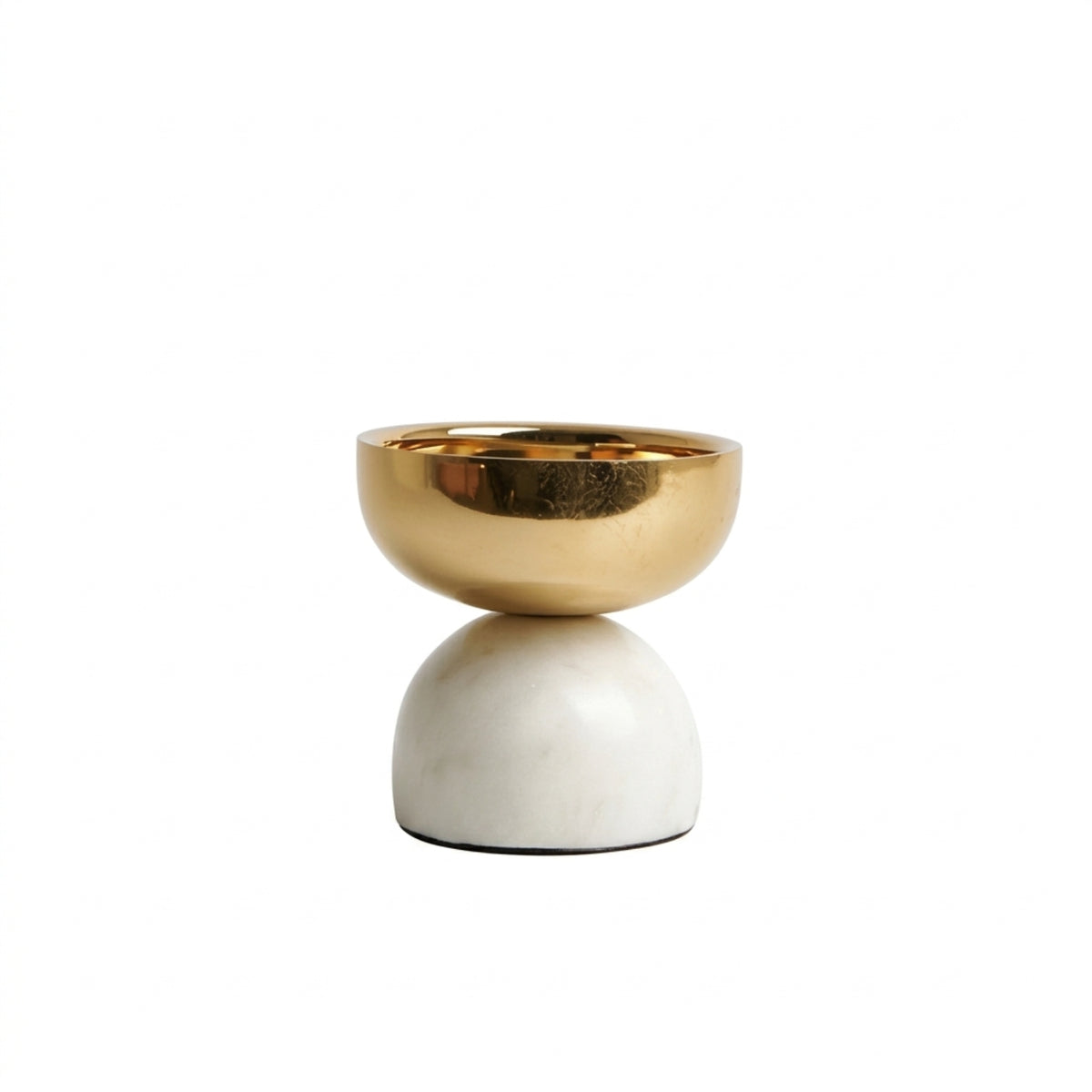 Marble Candle Holder Compact Sculptural Candle Holder Decorative Decor for Table Styling